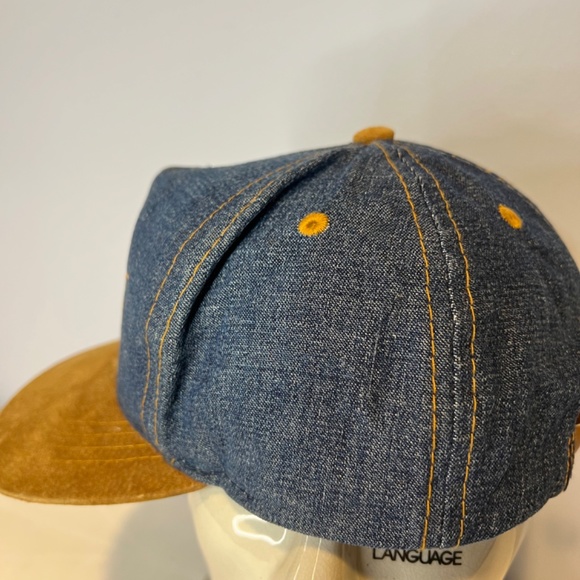 DeadWood South Dakota‎ Denim Suede Adjustable Hat Size S/M - Picture 3 of 7